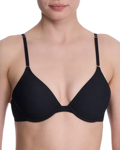 Natori Bliss T-shirt Bra Women's Black Convertible Adjustable Strap Buu992