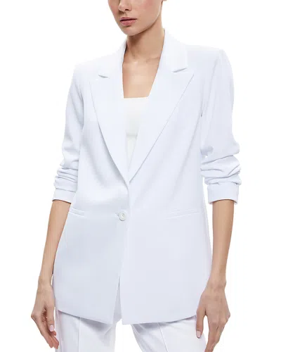 Alice And Olivia Denny Notch-collar Boyfriend Blazer