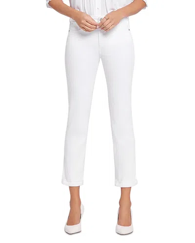 Nydj Sheri Side Slit Slim Ankle Jeans