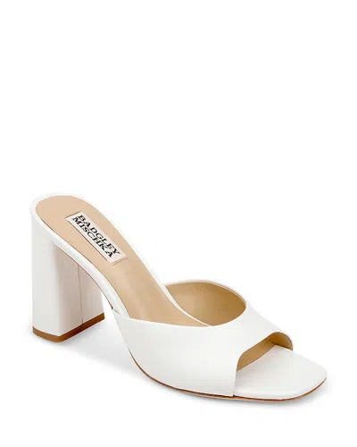 Badgley Mischka Cadence Leather Mule Sandals
