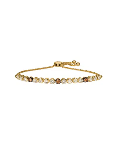 Le Vian ® Honey & Chocolate 14k 2.60 Ct. Tw. Diamond Bolo Bracelet