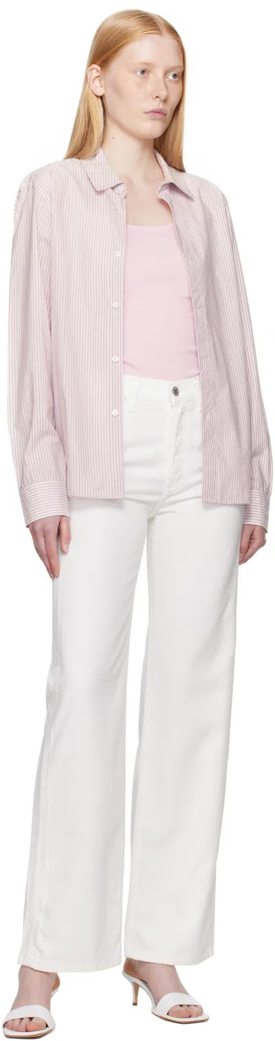 Citizen Of Humanity White Annina High Rise Wide Leg 33 Jeans