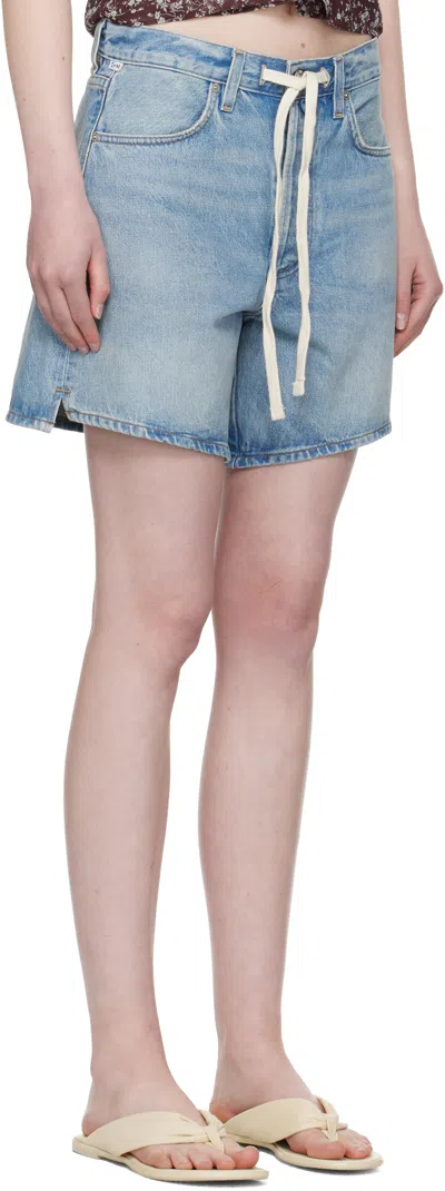 Citizen Of Humanity Brynn Drawstring Denim Shorts In Jesamyn