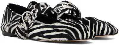 Aeyde Uma Eyelet Mary Jane Ballet Flats In Multi