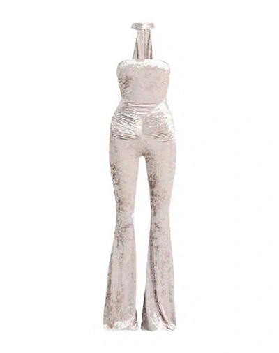 Aniye By Woman Jumpsuit Taupe Size 8 Polyester, Elastane