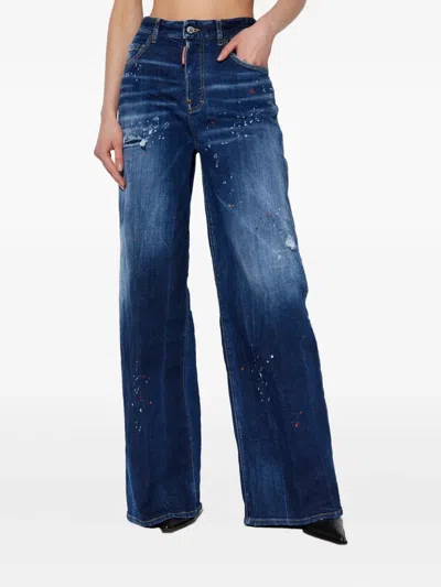 Dsquared2 Whiskering-effect Jeans