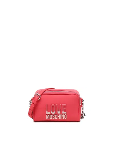 Love Moschino Borsa A Tracolla Con Logo Dgrad In Red