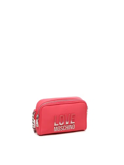 Love Moschino Borsa A Tracolla Con Logo Dgrad In Red