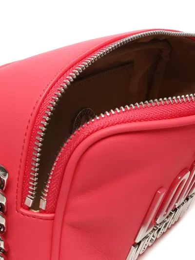 Love Moschino Borsa A Tracolla Con Logo Dgrad In Red