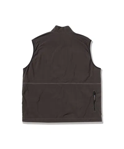 Gramicci X And Wander Brushed Nylon Vest Clothing In Blue