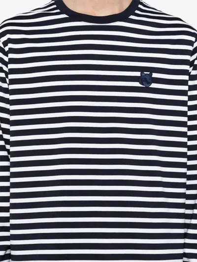 Maison Kitsuné Maison Kitsune Embroidered Cotton Oversize T-shirt In Multi