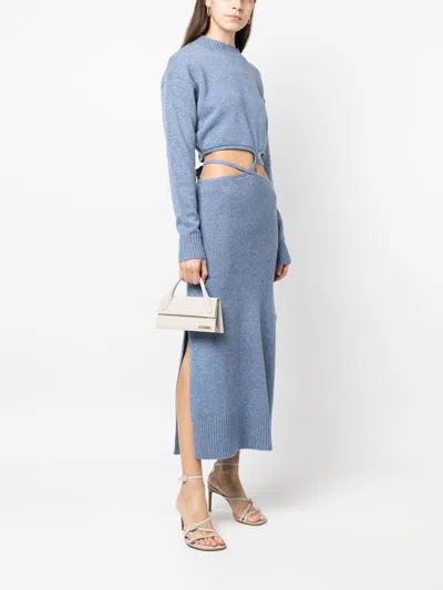 Jacquemus Long Linen Tote Bag With Single Strap
