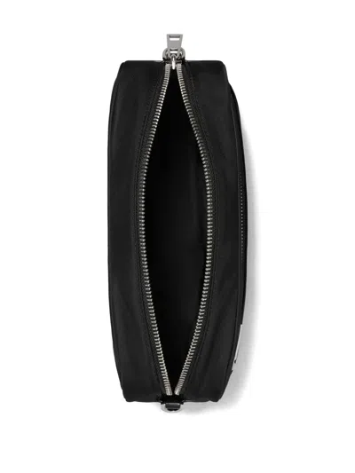 Tory Burch Virginia Logo Plaque Crossbody Bag In Black