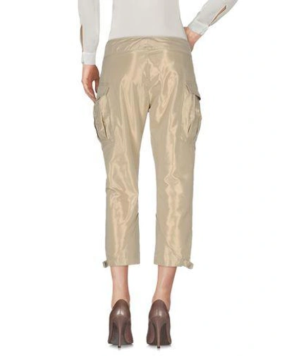 Shop Ermanno Scervino Woman Cropped Pants Beige Size 4 Polyester