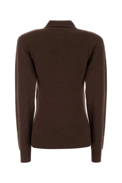 Stella Mccartney Collar Design Cashmere Blend Polo Shirt