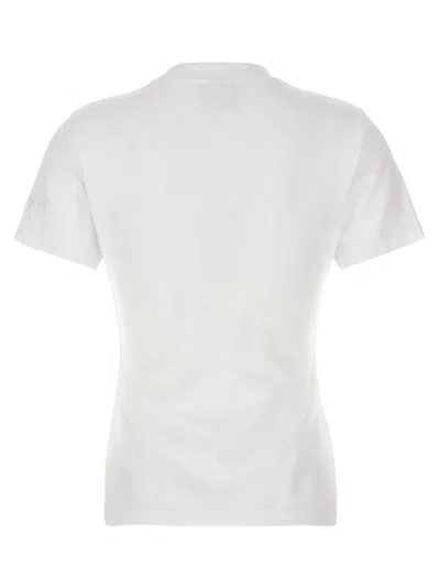 Vetements Love Crew Neck Embroidered Graphic Print T-shirt In White