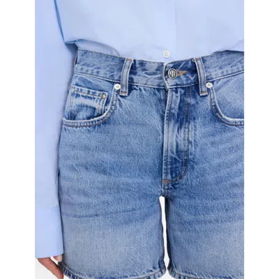 Anine Bing Denim Shorts With Multiple Pockets