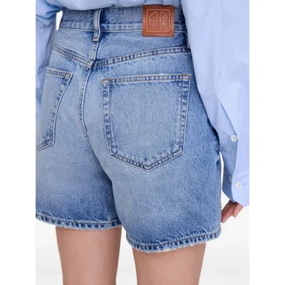 Anine Bing Denim Shorts With Multiple Pockets