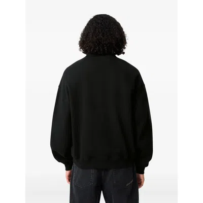 Axel Arigato Soft Cotton Loop Sweatshirt With Iconic Monogram In Blue