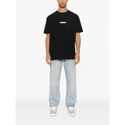 Purple Brand Textured Graphic Logo Tee