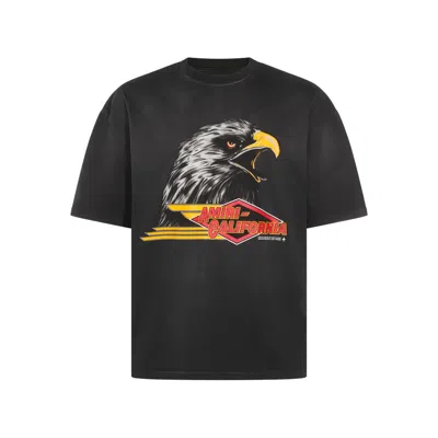 Amiri Mens Black Eagle Graphic-print Cotton-jersey T-shirt
