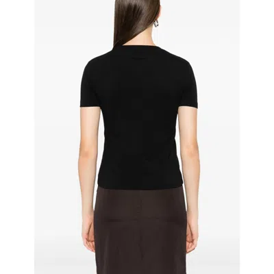 Jean Paul Gaultier Women Stretch Cotton T-shirt In Black