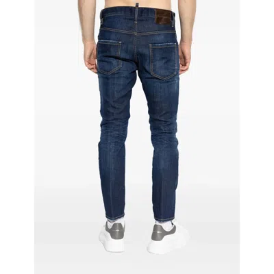 Dsquared2 Tapered Denim Distressed Detailing