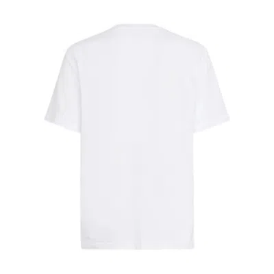 Dsquared2 Playful Graphic Print Cotton T-shirt In White