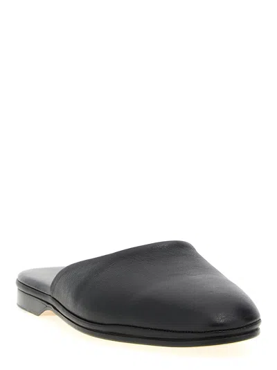 Brioni Leather Almond-toe Mules
