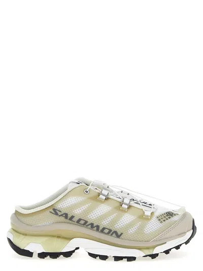 Shop Mm6 Maison Margiela Maison Mm6 Xt4 Mule 2 Margiela X Salomon Sneakers Beige