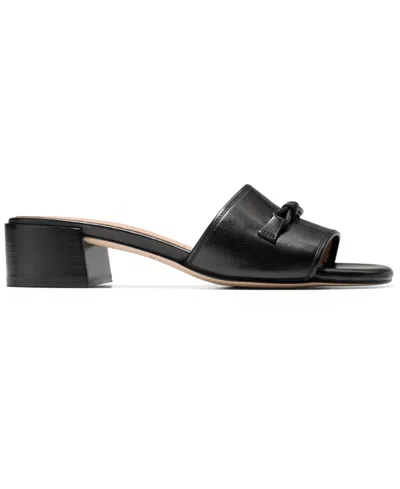Cole Haan Women's Cailyn Bow Mule Dress Sandals In Black