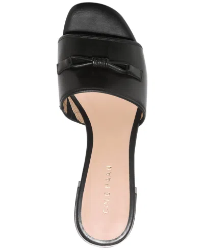 Cole Haan Women's Cailyn Bow Mule Dress Sandals In Black