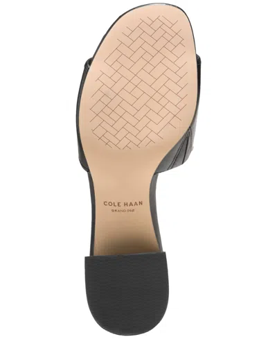 Cole Haan Women's Cailyn Bow Mule Dress Sandals In Black