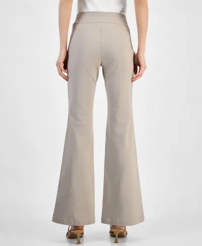 Inc International Concepts Women's Flared-leg Pull-on Pants, Exclusively At Macy's In Gray