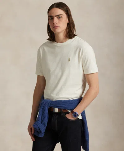 Polo Ralph Lauren Classic Fit Crewneck T-shirt In Neutral