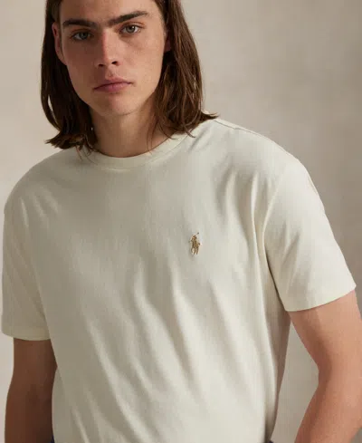 Polo Ralph Lauren Classic Fit Crewneck T-shirt In Neutral