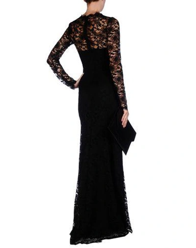 Shop Ermanno Scervino Long Dresses In Black