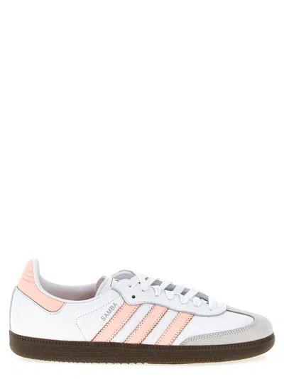 Adidas Originals Womens Adidas Samba Og Leather Low-top Trainers In White