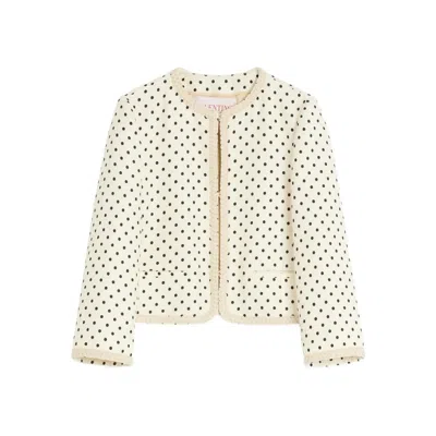 Valentino Supergran Polka Dot Printed Blazer
