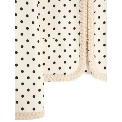 Valentino Supergran Polka Dot Printed Blazer