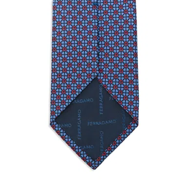 Ferragamo Geometric-print Silk Tie