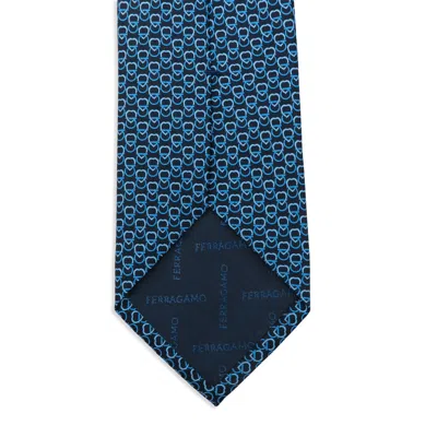 Ferragamo Geometric-print Silk Tie