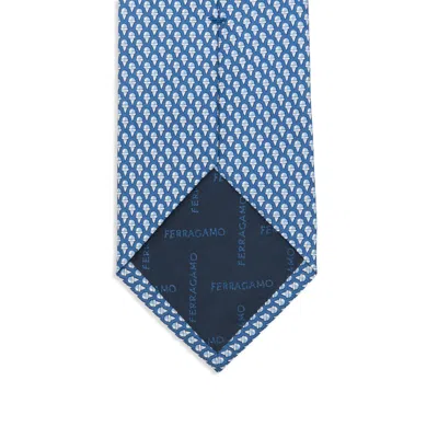 Ferragamo Geometric-print Silk Tie