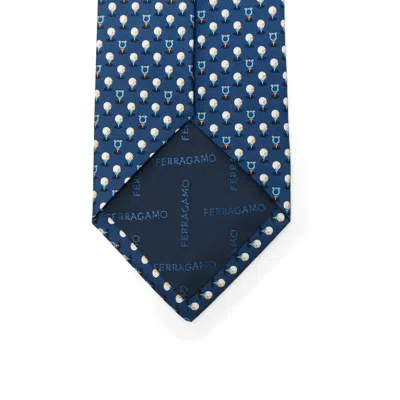 Ferragamo Silk Ties & Papillon In Blue