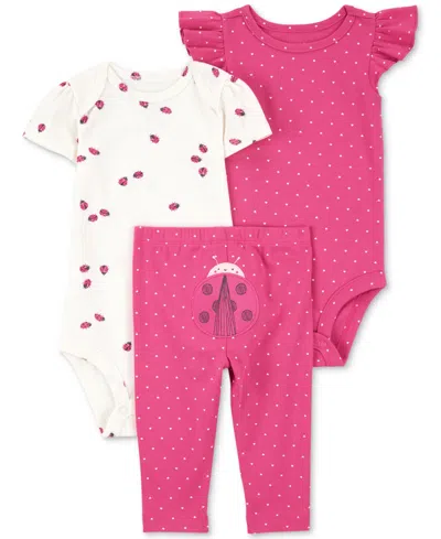 Carter's Baby Girls 3-pc. Pant Set