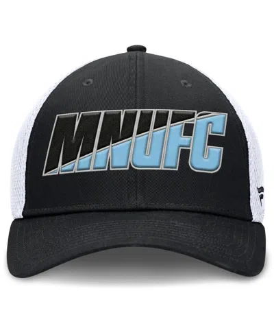 Fanatics Men's Black Minnesota United Fc Rocket Flex Hat