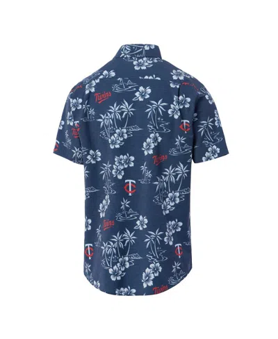 Reyn Spooner Men's Navy Minnesota Twins Kekai Button-down Shirt In Blue