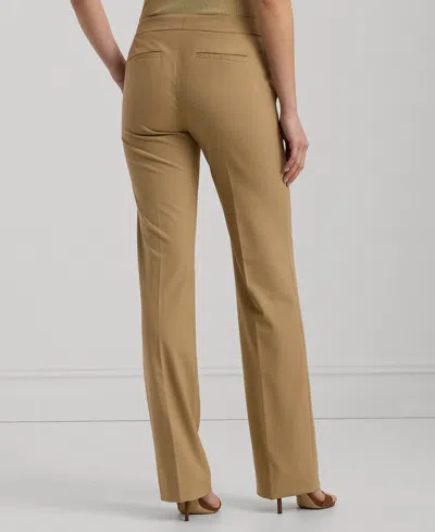 Ralph Lauren Straight Leg Pants 0p 18 In Brown