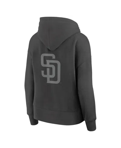 Fanatics Women's Charcoal San Francisco Giants Elements Future Ground Subtle Tonal Pullover Hoodie
