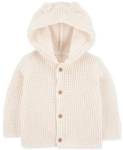 Carter's Baby Unisex Hooded Long Sleeve Button Cardigan